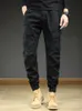 2023 NOWOŚĆ Spring Summer Multi-Pockets Spodnie Cargo Men Streetwear Slim Fit Casual Joggers Męs