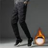 90% White Duck Down Padded Thicken Winter Warm Down Pants Thermal Down Trousers Men Joggers Sportswear Sweatpants Lovers E0dZ#