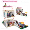 Bloki 760 sztuk gwiazd Livis House Bloków konstrukcyjnych Figurka Model Cegły Zabawki dla dziewcząt dzieci H1120 T240325