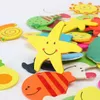 NEW 2024 12Pcs/Set Baby Cute Fridge Magnets Wooden Cartoon Animal Child Cute Funny Educational Toys Fridge Magnet Souvenir Home Decorate