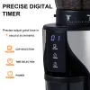 Grinders Biolomix automático Burr Mill Cafeter Greder, com 31 configurações de moagem para café turco de café expresso derramar sobre