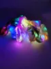 Led Rave Toy LED Scrunchies per capelli Illuminano i capelli Scrunchie Elastici a LED Fasce per ragazze per donne e ragazze per la festa di Natale di Halloween ZZ