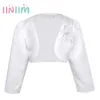 Jackets Kids Girls Outfit Clothing Elegant Bolero Jacket Shrug Short Cardigan Sweater Dress Cover Up For Weeding Fromal Parties