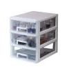 Bins Office Desktop Storage Box LadeType Meerlagige map Stationery Rack Dormitory Sundroges Transparante opbergdoos