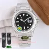 Clean Factory Super Edition Watches YM 40 mm 126679 Automatyczny zegarek mechaniczny Sapphire 3135 Ruch 904L Black Dial Glow Luksusowe wodoodporne Wristwatches-1