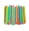 Colorful Disposable Spoon Straws Drinking Spoon Straw for Coffee Milk Shaved Ice Milkshakes Kithcen Barware Whole6256359