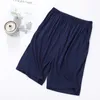 Große Größe Sommer Modal Herren Schlaf Hosen Casual Kordelzug Kurze Hosen Männliche Slee Shorts Lose Bequeme Männer Schlaf Bottoms 40cZ #