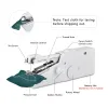 Máquinas portátil portátil Máquina de costura Mini -ponto costurará roupas de tração sem fio Tecidos Máquina de costura elétrica