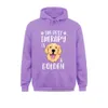 Fitn Strakke De Beste Therapie Is Een Golden Retriever Bont Mama Hond Mannen Sweatshirts Rife Fall Sportswears 43Y4 #