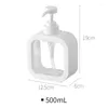 Dispenser di sapone liquido 300/500ml Dispenser da bagno Ricaricabile Lozione Shampoo Porta gel doccia Bottiglia da viaggio vuota con pompa da bagno