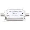 Satellite AP20 Satellite 20 dB Amplificateur en ligne Booster 950-2150 MHz Signal Spooster pour la vaisselle du canal de câble d'antenne du réseau Dish