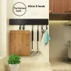 Rails NoPunching Kitchen Hook Rack Wall Wall Hangers Wall Hangers Rack Kitchen Utensils Rack Spoon Shovel Storage Rack