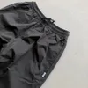 WTAPS 2023 İlkbahar ve Yaz Yeni Sıradan Bağlantı Sıkı Bacak Pantolonları Saf Renk Tulumları Erkeklerin Gevşek Pantolon Kaykay Pantolonu 102W#