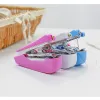 Machines 1pc Portable Mini Manual Sewing Machine Simple Operation Sewing Tools Sewing Cloth Fabric Handy Needlework Tool