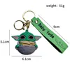 Cartoon Movie Character Silicon Pendant Jewelry Key chain Backpack Ornament Car key Ring Gifts 230399