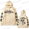 Hoodies للرجال Sweatshirts Bad Omen Band Band Tour في الولايات المتحدة الموسيقية المطبوعة هوديز المطبوعة الموت من Soul Skull Graphic Hoodies رجال الصخور القوطية القوطية T240326