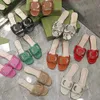Kadın yaz terlik g slaytlar bayanlar terlik marka tasarımcı sandalet düz topuk moda çok yönlü deri rahat rahat flop boyutu 10