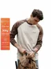 Simwood 2024 Spring New Oversize Felpe termiche da uomo Manica Raglan Ctrast Colore Felpe Plus Size Marchio di abbigliamento W3Pc #