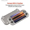 Portable Game Players BOYHOM M17 Retro Handheld Video Game Machine Open Source Linux System 4.3-inch I Screen Portable Pocket Video Player 64GB Q240326