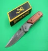 Special offer Browning 338 332 Pocket Folding knife Outdoor camping hiking Small folding knife knives with original paper box pack3686028