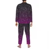 Bling Star Pyjama Set Spring Stars är ute tätt popgalax daglig sömnkläder manlig 2 bit estetisk överdimensionerad grafisk hemdräkt t0qy#