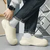 Pantoufles d'intérieur polyvalentes pour hommes, chaussures d'hiver imperméables, résistantes au froid, chaudes, en coton, à semelles épaisses, antidérapantes, confortables, décontractées, pour la maison