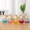 Car Hanging Glass Bottle Empty Perfume Aromatherapy Refillable Diffuser Air Fresher Fragrance Pendant Ornament LT868