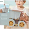 Childrens Dump Truck Kids Beach Toys Sand Truck Toy Tipper Car Toy Portable Digging Sand Car Plastic Sand Box Toys Toddler 240321