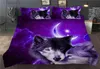 3D Duvet Quilt Cover Set Wolf Animal Print Bedding Single Double Twin Full Queen King Size Bedclothes For Children Kid Adult 210717523929