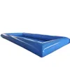 Bambini blu quadrati grandi rulli per acqua gonfiabile che cammina piscina zorb piscina per bambini galleggianti in barca per il parco divertimenti