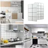 Tiles Black And White Checkered Bricks Bread Bathroom Wall Nianjiao Nordic Kitchen Drop Delivery Home Garden Building Supplies Floori Otatj