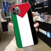 خريطة الفلسطين خريطة جواز السفر لجهاز iPhone 15 Plus 14 Pro Max 13 12 11 XS Max XR X 8 7 6 iPhone15 Fashion TPU Black Phone Skin Skin