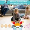 Jouet de course de crabe dansant pour bébés, jouets interactifs rampants, cadeau d'anniversaire pour bébé, livraison directe VIP avec boîte