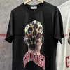 Herr t-shirts chicago ih nom uh nit leopard tryck hår t shirt män kvinnor bästa kvalitet överdimensionerad topp ts sommarstil t-shirt t240325