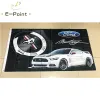 Accessori Bandiera per auto Ford Mustang 2 piedi * 3 piedi (60 * 90 cm) 3 piedi * 5 piedi (90 * 150 cm) Dimensioni Decorazioni natalizie per la casa Bandiera Banner Regali