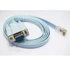 Cavo di console RJ45 Ethernet a RS232 DB9 COM Porta seriale Serial Router Adattatore di rete per il router Switch Cisco2.per adattatore RS232 a RJ45