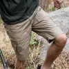 Pantaloncini da uomo Cargo tattico ad asciugatura rapida Pantaloni da trekking militari impermeabili da uomo Tasche multiple da combattimento sottili