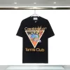 T-shirt Hommes Femmes Designers T-shirts T-shirts Vêtements Tops Homme S Casual Poitrine Lettre Chemise Vêtements De Luxe Rue Shorts Manches Vêtements Casablanc T-shirts