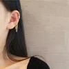 Ear Cuff Ear Cuff JWERs new tassel ear sleeves with multi-layer non perforated hook clip earrings suitable for womens simple temperature jewelry gifts Y240326