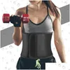 Waist Support Fitness Belt Waterproof With Zipper Pocket Adjustable Fastener Tape For A Comfortable Fit Tummy Sweat Reduction Drop Del Otgjd