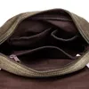 Bolso casual Bolsos de un solo hombro Lona vintage Moda Cremallera Ipad Bolsa Bolsa para teléfono móvil Bolsas de mensajero Tote 240309