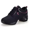 Chaussures de danse 609 Sports pour femmes avec semelle extérieure souple Jazz moderne respirante