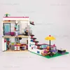 Block 760 stjärna stjärna Livis House Building Blocks Figur Modell Bricks Toys for Girls Children H1120 T240325