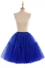 Stock Puszysta tiulowa spódnica Petticoat dla dorosłych elastyczna talia Underskirt warstwy ślubne midi tutu spódnice Kobiety Prom Evening CPA539