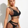 Kadın Tankları Camis Seksi ve Parlak Rhinestone Fish Net Womens Y2K tank üstü, mahsul üst yaz plaj kapağı parti gece kulübü kadın giyim 24326