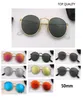 2020 Brand sunglass vintage Sunglasses Women Men Fashion round metal 001 designer retrol flash Sun Glasses UV400 50mm 029 glass le3375563