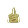 Designer Luxury fashion Tote bags Hollow Knitted Handheld New Womens Bag in Korea Fashion Versatile Candy Color Single Shoulder Crossbody Sweet Beauty Bag