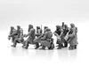 10pcs 28 mm d'escouade de mort ingénieurs de la résine impériale modèle de table de jeu de jeu de soldats figurines non peintes figurines miniatures