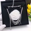 Designer Top Quality Pendant Necklaces Classic Gilded Heart chokers Chanells for Women Letter C Necklace Jewelry Party Trend 756