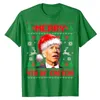 buon 4 ° di Pasqua Divertente Joe Biden Natale brutto maglione T-shirt Famiglia Matching Costume di Natale Dicendo Tee Holiday Graphic Tops Q7MZ #